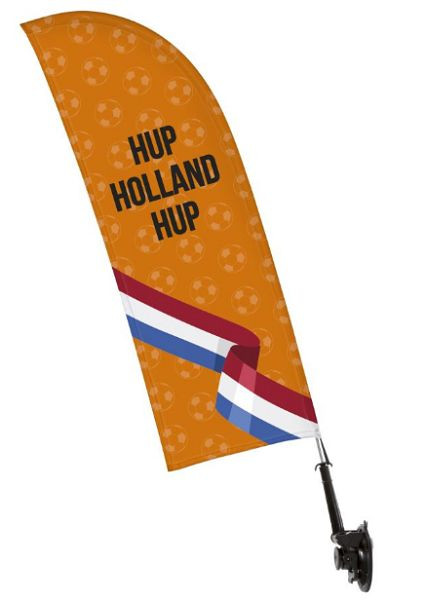 Showdown Displays Fensterflaggen-Set, Einseitig Orange Hup Holland, WINFLAG-SET-I798