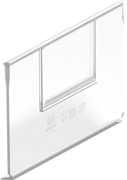 BITO Querteiler-Set QT109 verpackt transparent inkl. Etikett, 117x90mm, 10 Stück, 1588