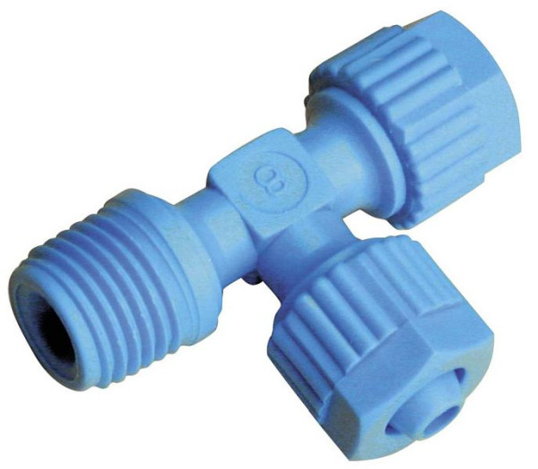 timmer A-LEk-8/6-1/8-PP, L-Einschraubverschraubung - konisch Polypropylene, VE: 10 Stück, 01010543