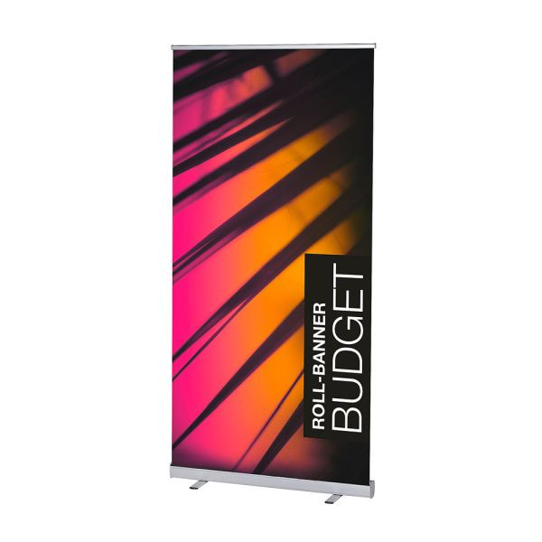 Showdown Displays Roll-Banner Budget 100x200cm, silber, RBB100
