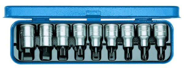 GEDORE Schraubendreher-Satz 1/2" 9-teilig, Stahlblech, 6150050