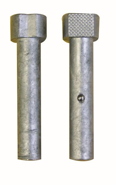 Ulmia Alu-Rundbankhaken (Paar), mit Kugelarretierung (DM 20 mm), 810.921, 4014641060299