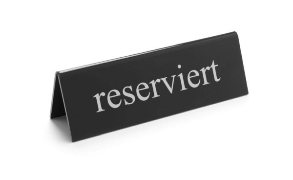 Hendi Tischschild "Reserviert", LxBxH: 140x30x38 mm, 663479