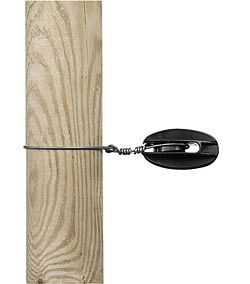 Gallagher Zugisolator S Verstärkt schwarz, VE: 100 Stück, 678061