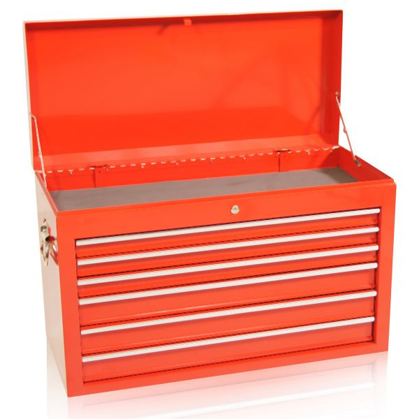 Metra Werkzeugkiste Aufsatz 6 Schubladen S47 rot, 10247