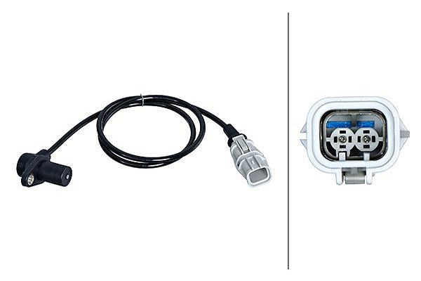 HELLA Impulsgeber, Kurbelwelle, 2-polig, Kabel: 790mm, 6PU 009 169-171