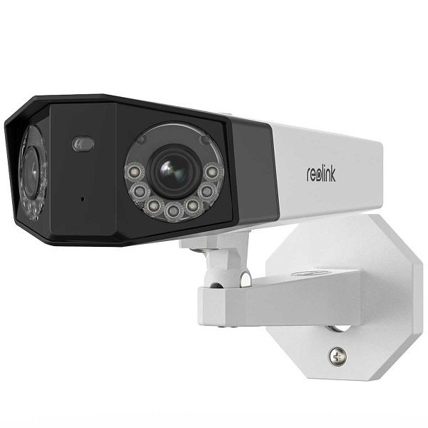 REOLINK Duo Series P750, intelligente 16 MP PoE Überwachungskamera mit zwei Objektiven und 180°-Panoramablick, rlp750