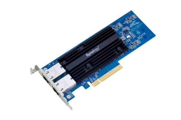 Synology Netzwerkkarte, IEEE 802.3ae 10Gbps-Ethernet, 2x SFP+, für Synology XS/XS+ Serie, E10G21-F2