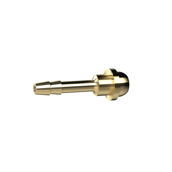 Riegler Schlauchtülle mit Kugelnippel MS2361404, für Schlauch LW 4, Messing, Arbeitsdruck max. 25 bar, Betriebstemperatur max.150 °C, 133997