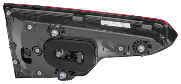 HELLA Heckleuchte, LED, schwarz, innerer Teil, für u.a. Audi A4 (8W2, 8WC, B9), schwarz, ECE/CCC, für Rechtsverkehr, rechts, 2SV 012 247-281