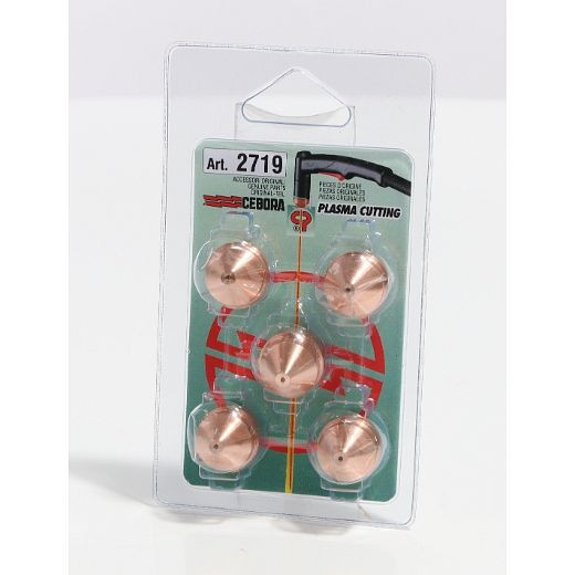 ELMAG Düsen 1,35mm für Brenner CP162C (5 Stück) für 51-70 A, Art. 2719, 56854