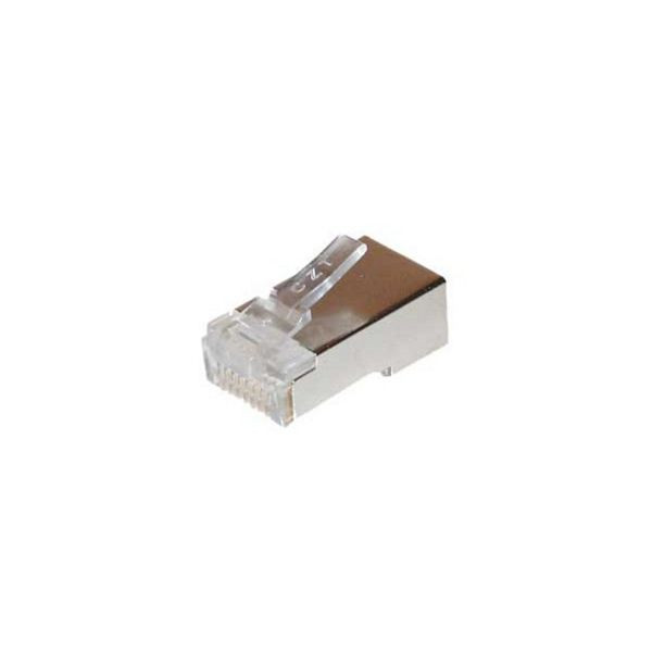 S-Conn Netzwerk-Modular Stecker RJ45 8polig, 8 Kontakte belegt, geschirmt, vergoldete Kontakte, 72052-