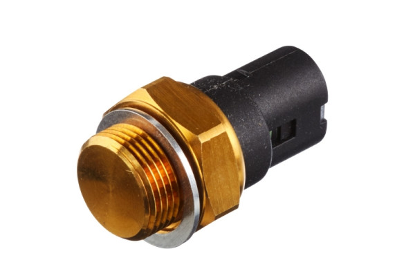 HELLA Temperaturschalter, Kühlerlüfter, 12V, 2-polig, Flachstecker, geschraubt, Schließer, 6ZT 007 808-011