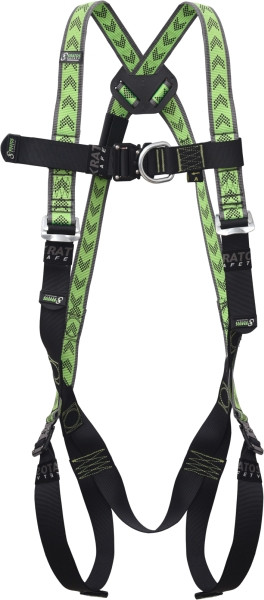 Kratos Zweipunktauffanggurt, davon 1 Verankerungspunkt mittig am Brustgurt, mit 3 Schnellverschluss-Schnallen, L-XXL, FA1010501A