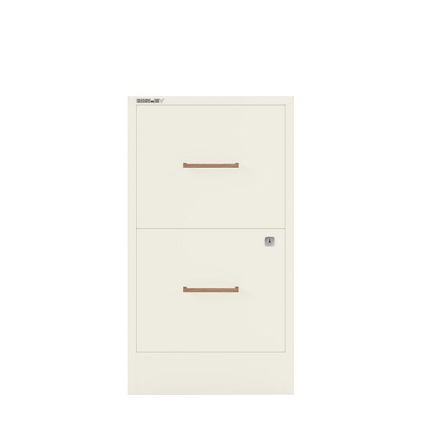 Bisley Home Filer, 2 HR-Schubladen, Eichengriff, 696 verkehrsweiß, PFA2OH696