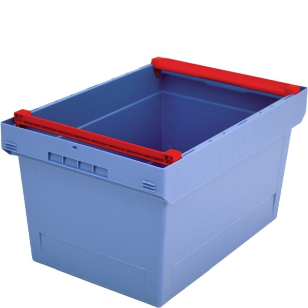 BITO Mehrwegbehälter MB Deckel/Bügel/Kufe /MBB64321 600x400x323 taubenblau, Bügel, C0402-0028