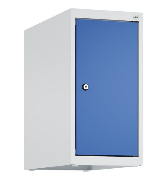 C+P Schrankaufsatz Classic PLUS, Aufsatzschrank, 7035/5010, Zylinderschloss, 500x250x500mm, 1 Abteil, 080090-19 S10018