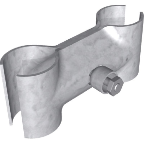 Stein HGS Sicherheits-Verbindungsschelle für Mobilzäune, Verstärkt (5 mm Blechstärke), 3vb10sv