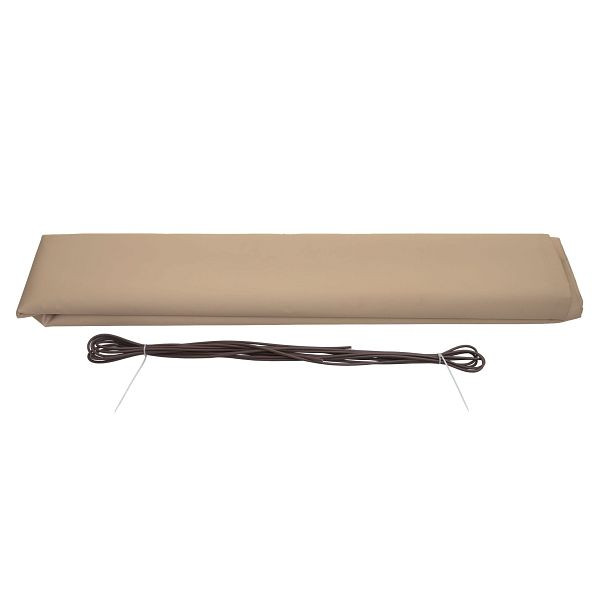 Mendler Ersatz-Bezug für Markise HWC-H27, Vollkassette Ersatzbezug Sonnenschutz 6x3m, Polyester creme, 76554