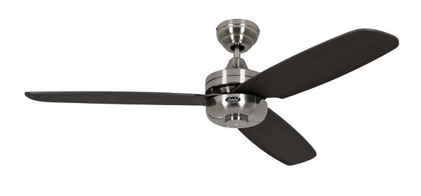 CasaFan Deckenventilator Night Flight Chrom gebürstet-Wenge mit Fernbedienung, 9313215