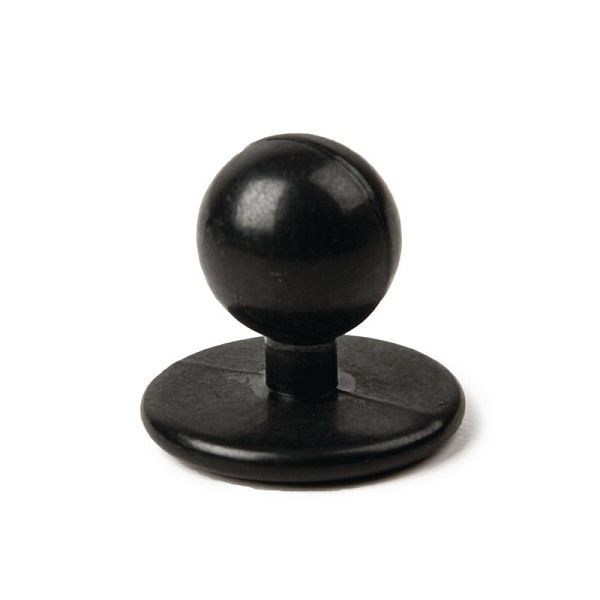 Whites Kugelknöpfe schwarz, VE: 12 Stück, A016, 5050984044939