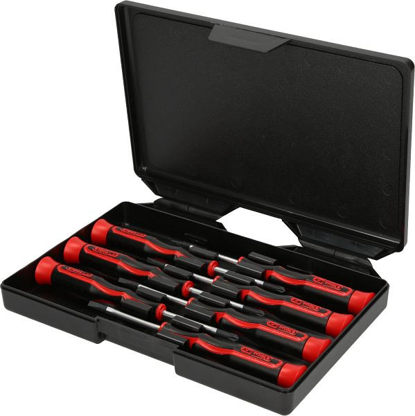 KS Tools Feinmechanik-Schraubendreher-Satz PH und Schlitz, 7-teilig, 500.7165