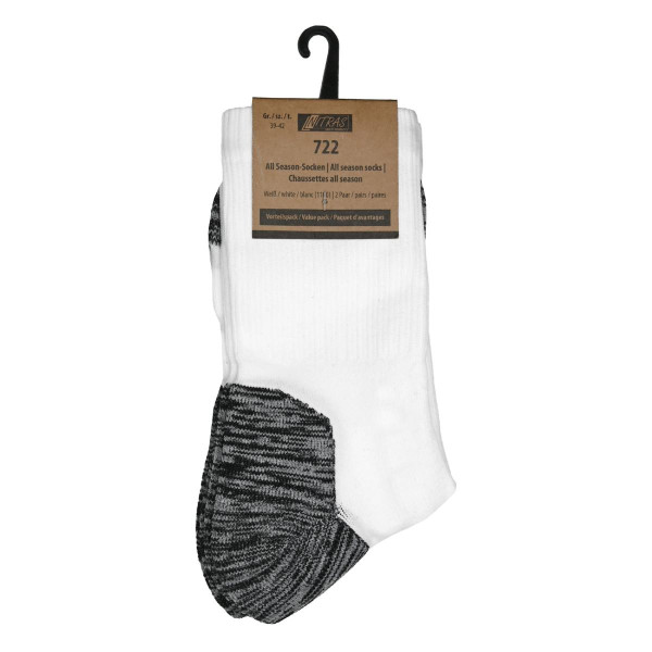 NITRAS All Season-Socken, Polyamid / Polyester / Elasthan, Größe: 42, Farbe: weiß, VE: 112 Paar, 722-1100-42