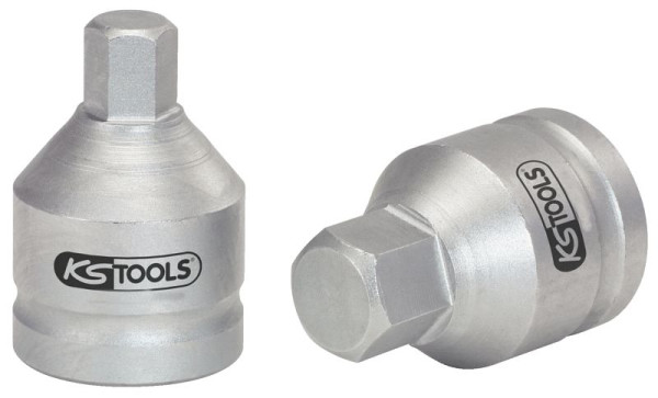 KS Tools 3/4" Kraft-Bit-Stecknuss Innensechskant kurz, 19mm, 515.0003