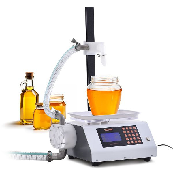 VEVOR Abfüllmaschine 2 L/min 50–5000 g 315 x 260 x 175 mm 120-W-Pumpe Automatisch Füllmaschine ideal für Wein Milch, WSDBGYGZJWXX420VCV2