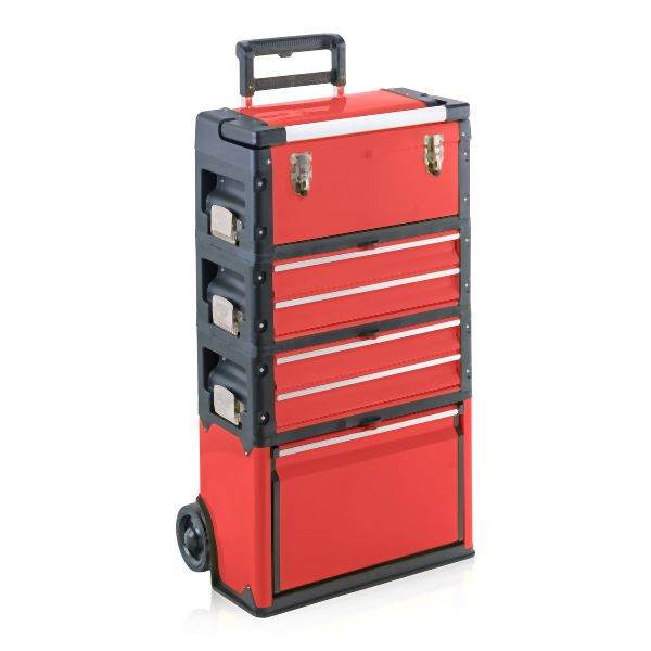 Metra Werkzeugtrolley, 4-fach 1k.2.2.1 Comfort rot, 10730