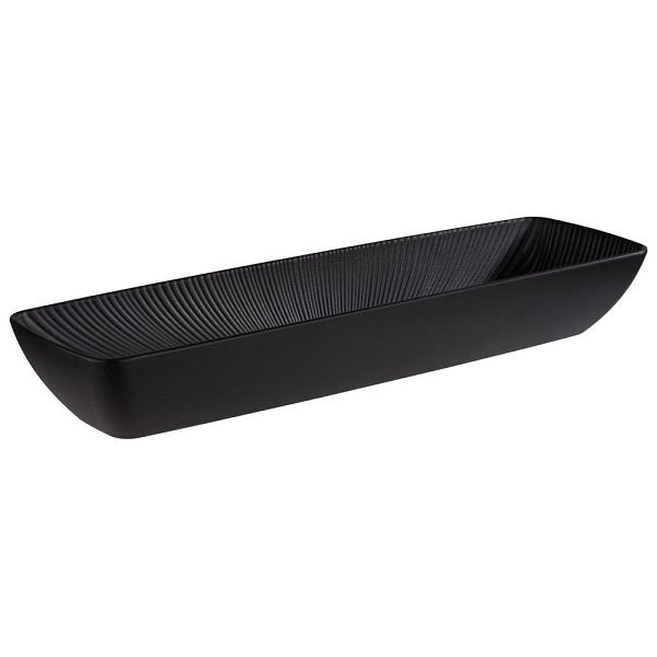 APS GN 2/4 Schale -NERO- in schwarz, 53 x 16,2 cm, Höhe: 7,5 cm, 3,5 Liter, 85279