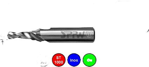 SPPW Stufenzentrierbohrer HSS-E05 Form D M10 - 8,5x10,5x16, 1236201000