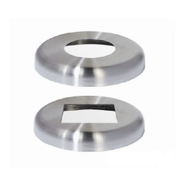 Stein HGS Fußabdeckung für Edelstahl-Sperrpfosten, V4A/Ø76mm, 13674