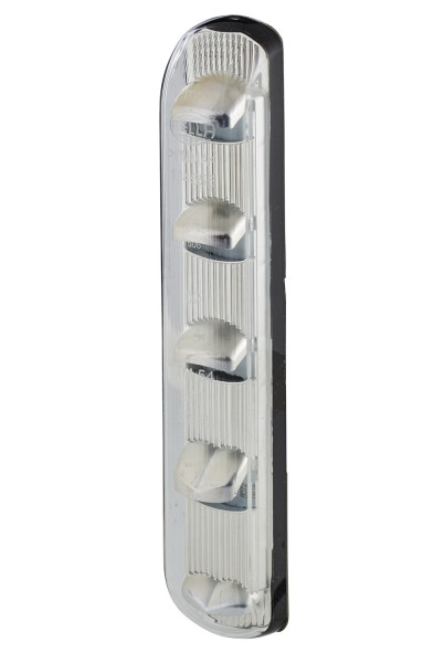 HELLA Zusatzblinkleuchte - LED - 24V - Anbau/geklebt - glasklar - LED-Lichtfarbe: gelb - 500mm - offene Kabelenden - seitlicher Anbau, 2BM 011 788-061