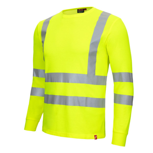 NITRAS MOTION TEX VIZ, Warnschutz-Langarmshirt, Größe: XL, Farbe: neongelb, VE: 20 Stück, 7009-4000-XL