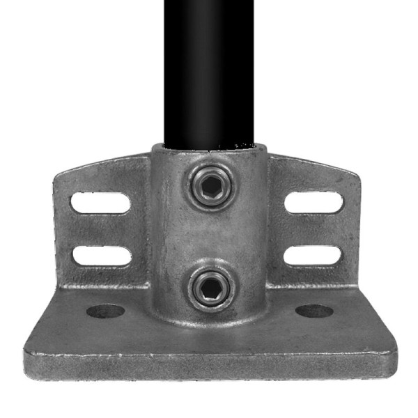 Stein HGS Trittrand-Fußplatte, aus Temperguss, Rohr Ø 42 mm, VE: 5 Stück, 62560.0001