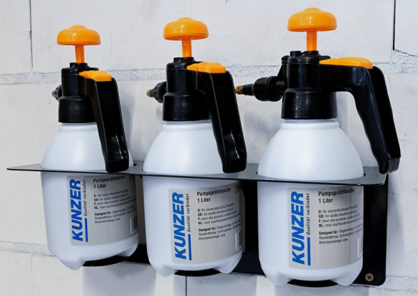 Kunzer Wandhalter für 3x 7PSF02 Pumpsprühflasche, 7PSF-WANDHALTER
