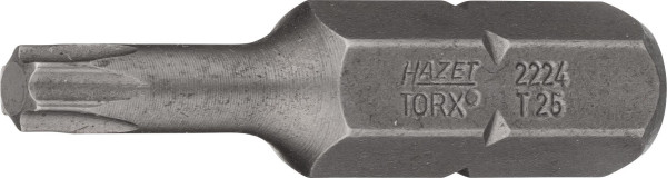 Hazet Bit, Sechskant massiv 8 (5/16 Zoll), Innen TORX® Profil, T25, 2224-T25