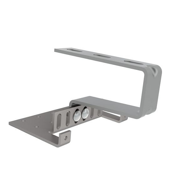 Solarbayer Dachhakenset für 1 Kollektor, Grundplatte 4 mm, 420000000