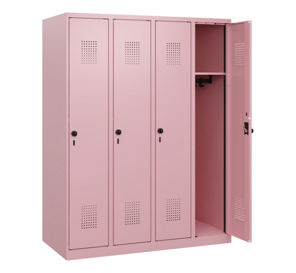 C+P Spind Evolo PLUS, 4 Abteile, 1530x1200x500mm, 3015/3015, Drehriegel, 0490005-40 S10032