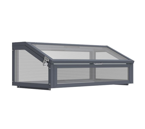 Westmann Frühbeetaufsatz Tega Anthrazit, 50x100x36 cm, WMHPS-GH2510A