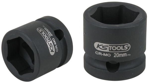 KS Tools 1/2" Sechskant-Kraft-Stecknuss, extra kurz, 20,0 mm, 515.0068