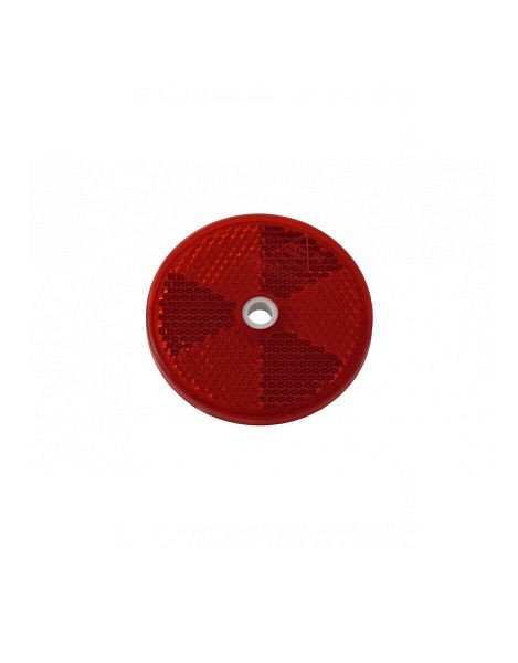 Ri-Traffic Reflektor Rund Ø60 mm, Rot, RF-6002, 6097004457453