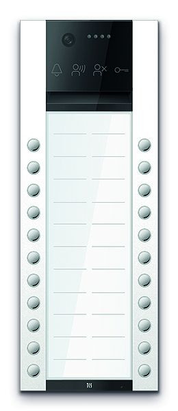 TCS Türkontrollsystem PES PRO IP Video Außenstation 22T 2 Spalten AP RAL9010 reinweiß, AVA430222-0019