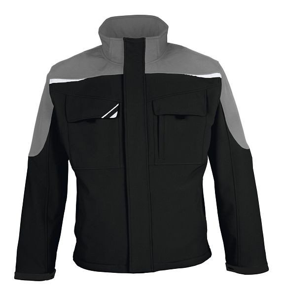 PKA Bestwork New bestwork Softshell-Jacke, schwarz/grau, Größe: S, BWSJ-S-002
