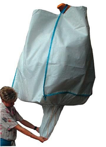 Berger & Schröter Big Bag 1000 kg, mit Auslauf, 90 x 90 x 120 cm, 50098