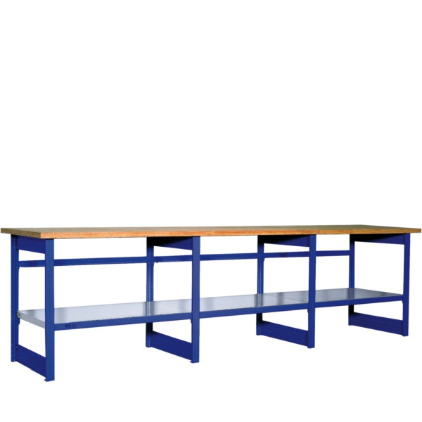 BITO Arbeitstisch AT31K, mit Arbeitsplatte RAL5010, Set, 12681