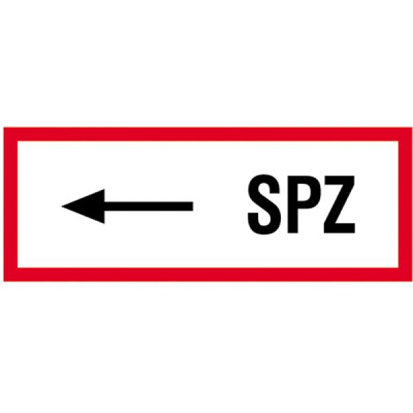 Stein HGS Hinweisschild, SPZ (linksweisend), Folie,selbstklebend, 21.2528