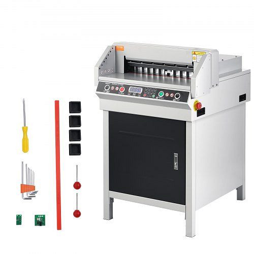 VEVOR hydraulische Schneidemaschine, 40 mm Stärke, 45 cm Breite, Tastensteuerung, für Schulen, Büros, DDQZJEKDD450843OA001V2