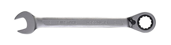 SW-Stahl Gabelringratschenschlüssel, 19 mm, umschaltbar, 03520L-19